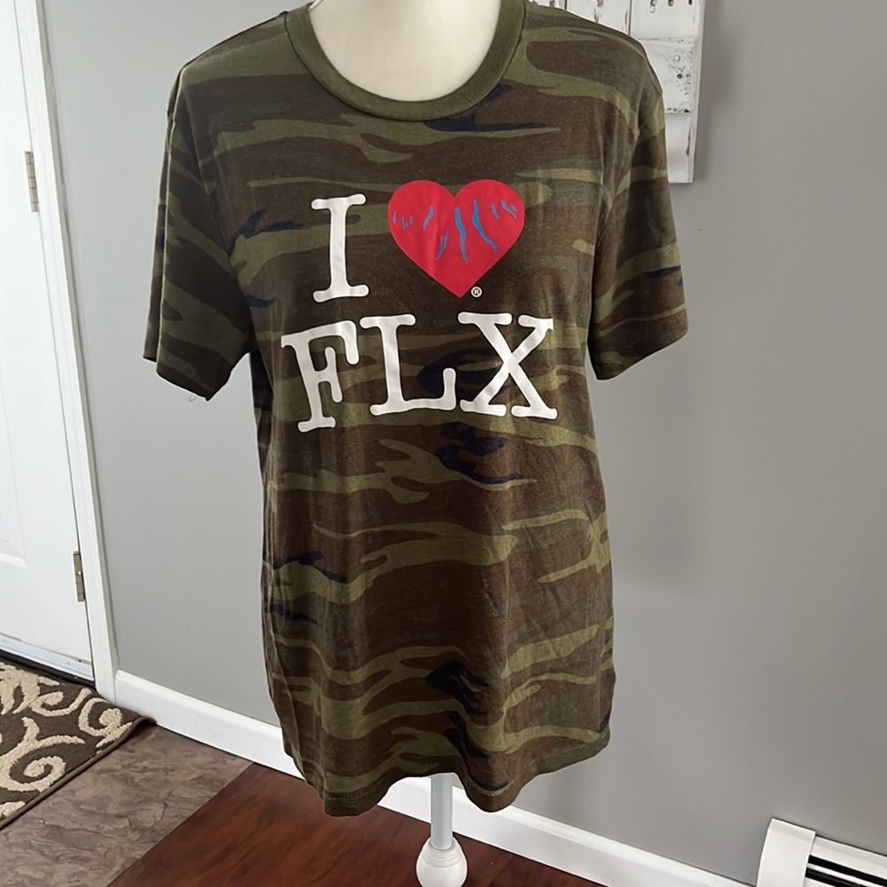 I love Finger Lakers Crossing camouflage tee shirt